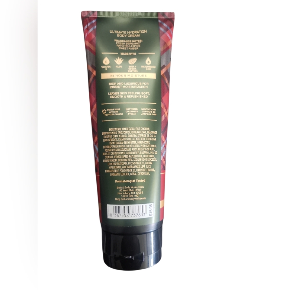 Rare Discontinued Classic Flannel Body Cream For Men From Bath And Body Works - Picture 2 of 2